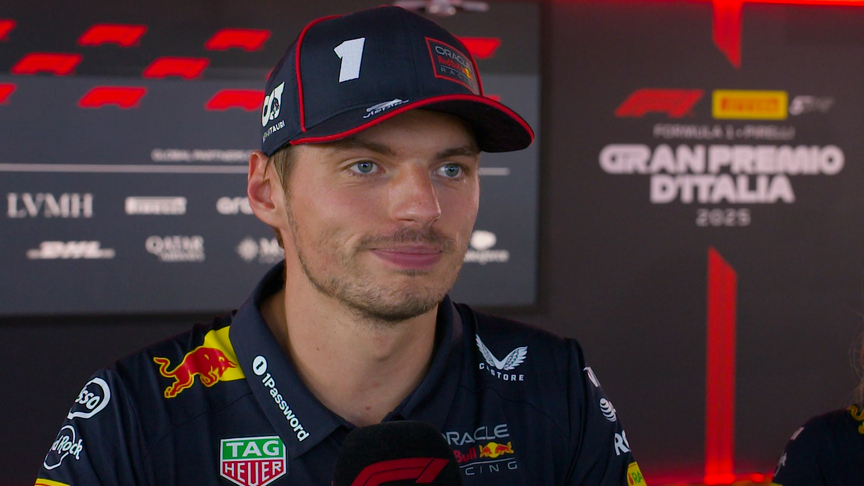 Pole-sitter Verstappen vows to ‘give it a good go’ and fight for victory at Monza